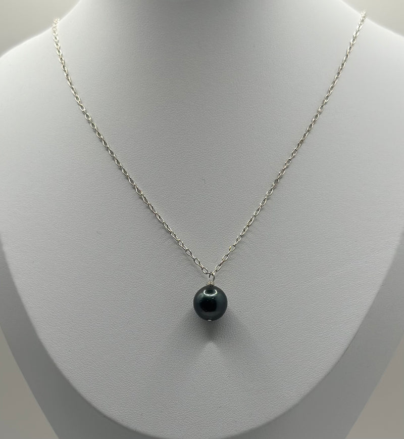 Tahitian Pearl Necklace (Silver)