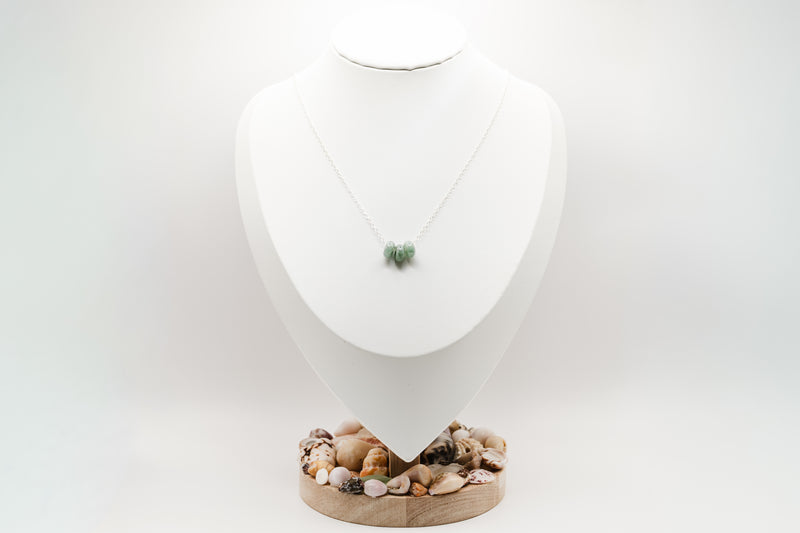 Jade Necklace (Silver)