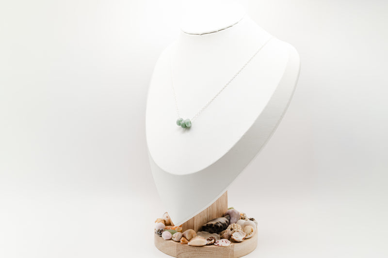 Jade Necklace (Silver)