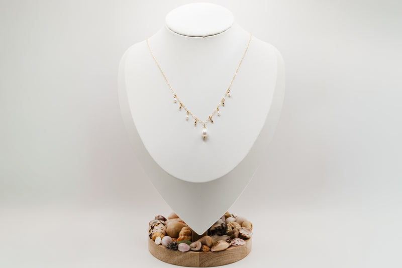 Pearl Charm Necklace
