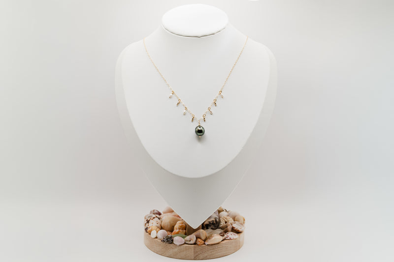 Tahitian Pearl Charm Necklace