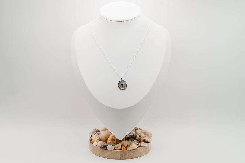 Mother of Pearl Cross (Silver)