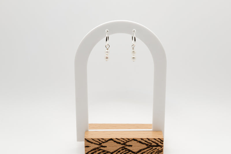 Pearl Earrings (Silver)